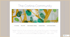 Desktop Screenshot of cortinacommunity.org