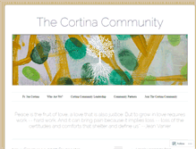 Tablet Screenshot of cortinacommunity.org